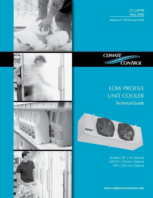 Climate Control Walk-In Unit Coolers - Fox Appliance Parts of ...