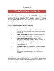 The Edmond Garrett Family - Garrett Family Genealogy