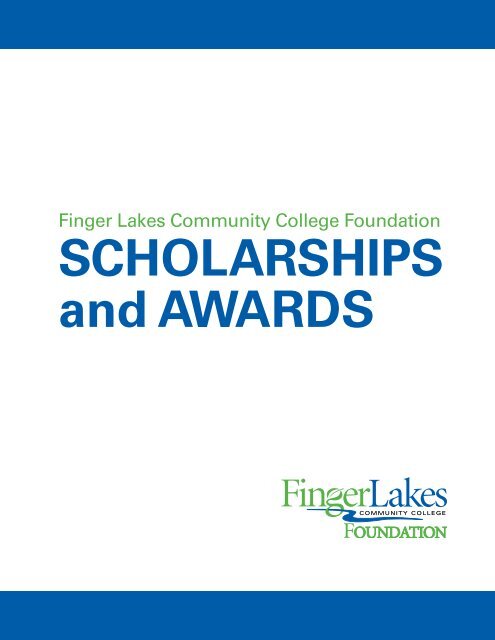 SCHOLARSHIPS and AWARDS - Finger Lakes Community College