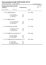 Gaumeisterschaft G/P/A/WS 2013 - Gau Krumbach