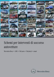 Schemi per interventi di soccorso autovetture - Mercedes-Benz ...