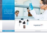 Smart solutions for dispersions characterisation - Formulaction