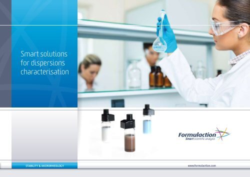 Smart solutions for dispersions characterisation - Formulaction