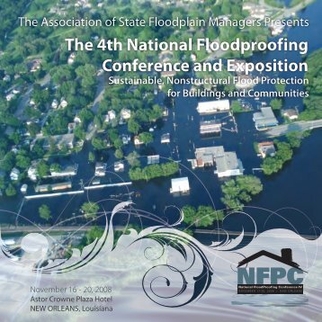 National Floodproofing Conference IV Brochure - The Association of ...