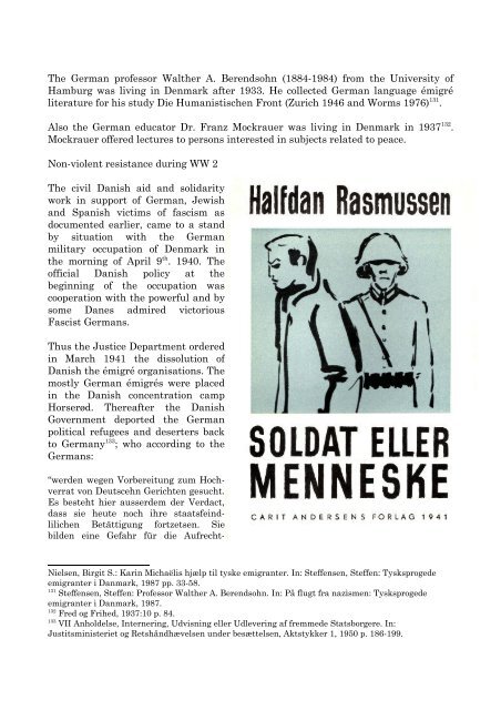 Terp, Holger: Danish Peace History - Det danske Fredsakademi