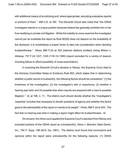 Motion in Limine - United States District Court