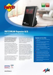 WLAN Repeater N/G - Fritz!