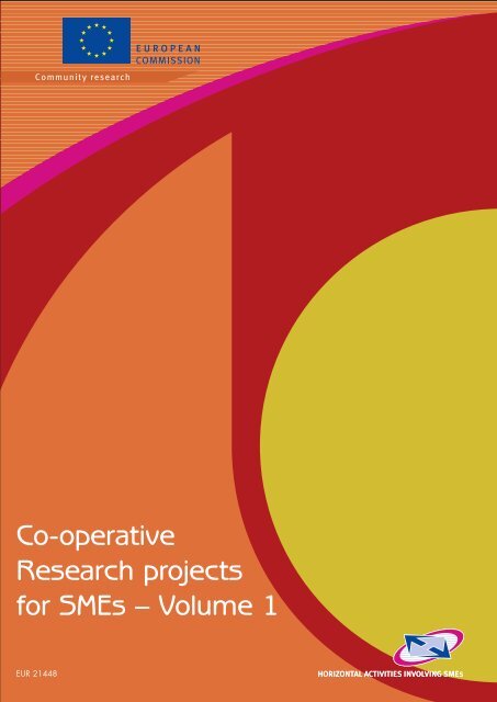 Co-operative Research projects for SMEs - European Commission ...