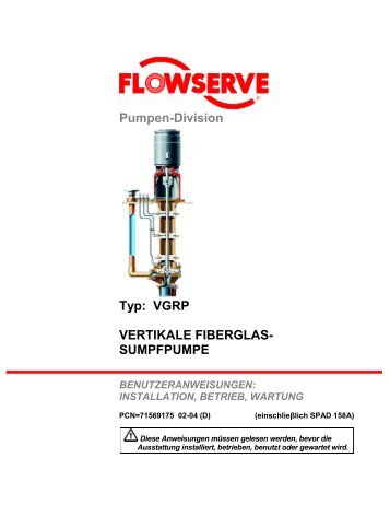 Pumpen-Division - Flowserve Corporation