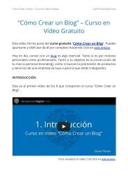 Como Crear un Blog -  Curso en Video Gratuito