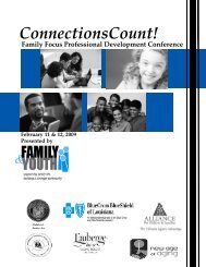 Conference brochure 2009 for pdf - Family and Youth Counseling ...