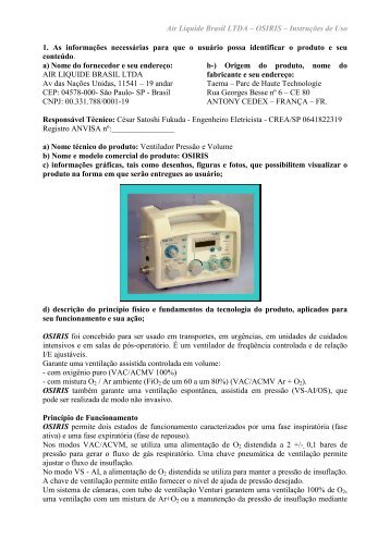 Air Liquide_OSIRIS_zero_ANVISA.pdf - FisioCare