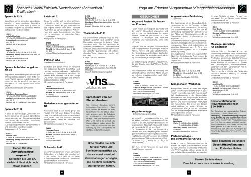 Programmheft Download - Volkshochschule des Vogelsbergkreises