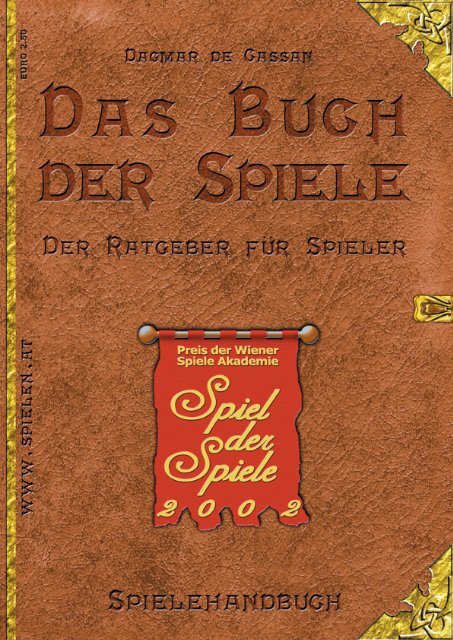 Spielehandbuch 2002 - Österreichisches Spiele Museum