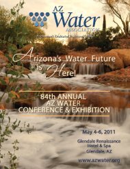 Annual Conference Brochure - AZ Water Association