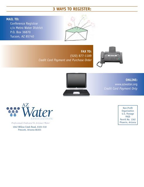 Annual Conference Brochure - AZ Water Association