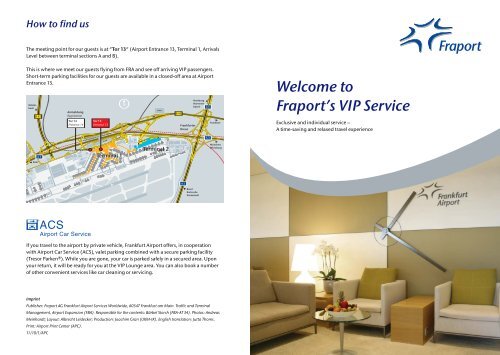 VIP Service brochure - Fraport AG