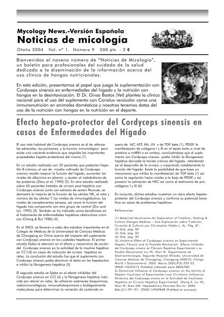 Noticias de micología - Fitoterapia.net