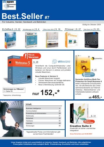 Best.Seller #7 - db open Informationssysteme GmbH