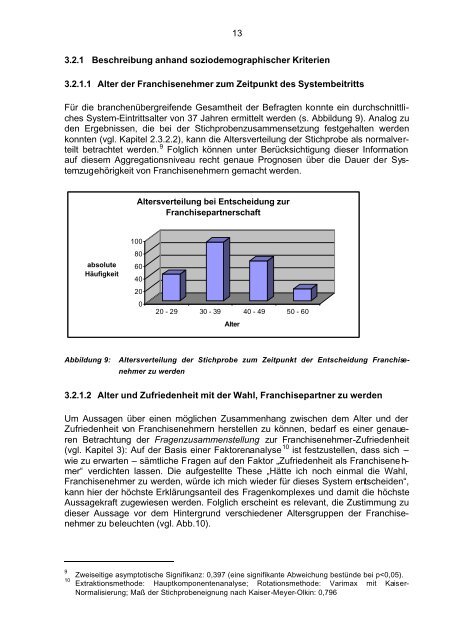 Franchisenehmer- akquisition und -bindung 2003 - F&C