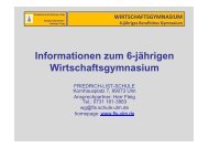 Informationen zum 6-jährigen Wirtschaftsgymnasium - Friedrich-List ...