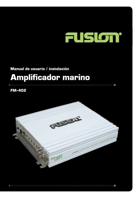 Amplificador marino - Fusion