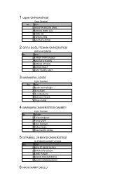 1 uşak üniversitesi 2 orta doğu teknik üniversitesi 3 marmara ladıes ...