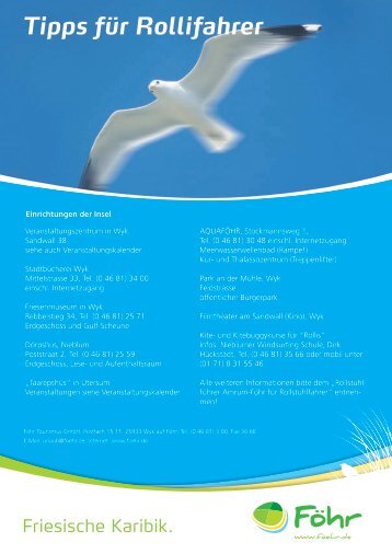 Flyer zum Downloaden - Föhr