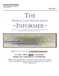 The Informer: February 2012 (PDF) - FLETC