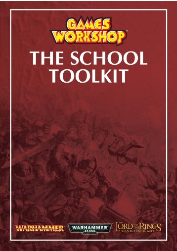 School Toolkit 2010 - Games Workshop