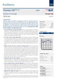 Premier Oil(PMO LN) - Fox-Davies Capital