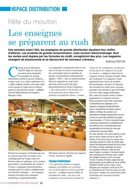 Produits festifs C'est parti ! - FOOD MAGAZINE