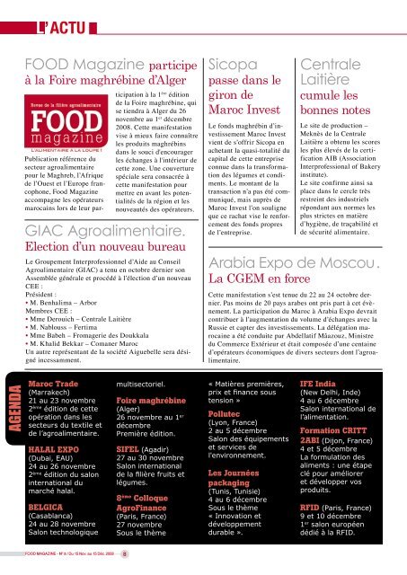 Produits festifs C'est parti ! - FOOD MAGAZINE