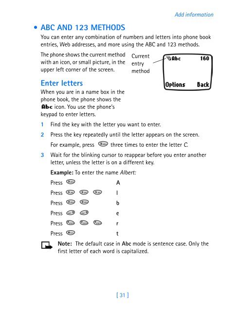 Nokia 3360 User's Guide