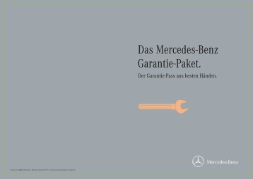 Garantie-Pass MB 100 - Mercedes-Benz Niederlassung Frankfurt ...