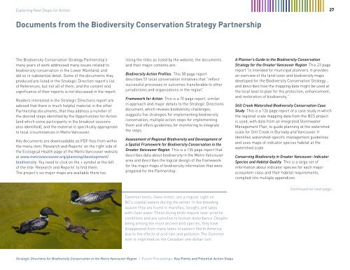 Biodiversity Conservation - the BIEAP and FREMP Website