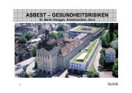 Gesundheitsrisiken und Versicherungsaspekte - Forum Asbest ...