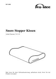 Snore Stopper Kissen
