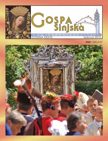 GODINA XXXVII. kolovoz 2010. - Svetište Gospe Sinjske