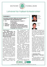 DFB Lehrbrief 11.indd - Fussball-Regelfragen.de