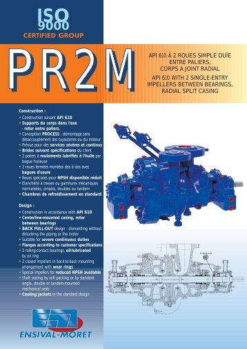 Feuillet PR2M - Ensival-Moret Industrial Pumps