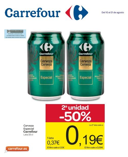 2a unidad -50% - Carrefour