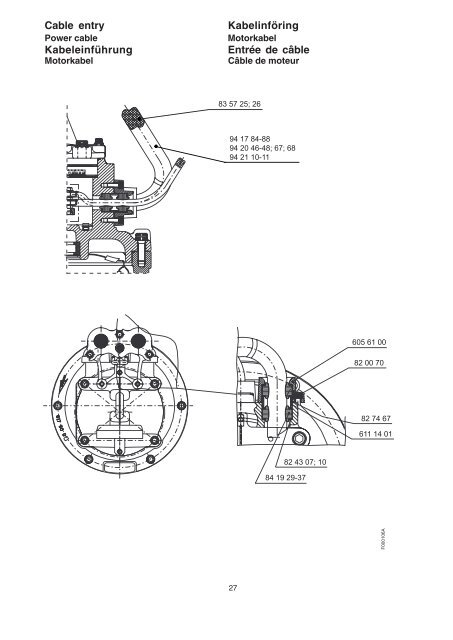 Parts List, Drive Unit