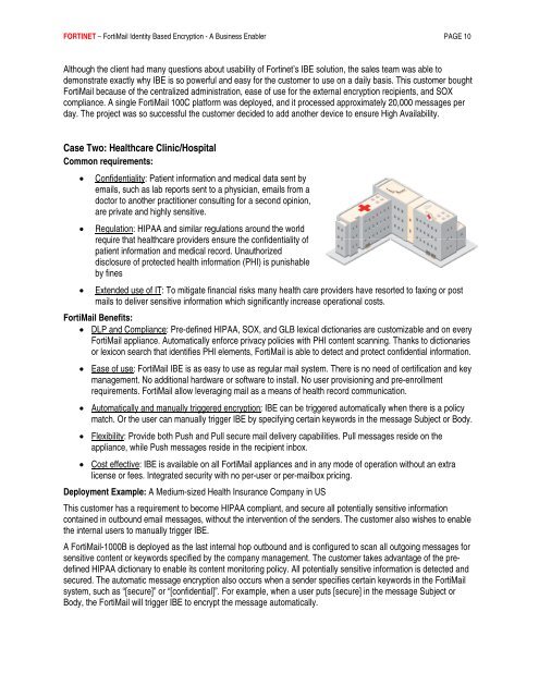 FortiMail Identity Based Encryption - A Business Enabler - Fortinet