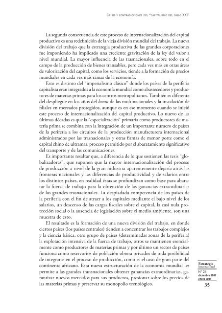 Crisis y contradicciones del ?capitalismo del siglo XXI? - LOR-CI