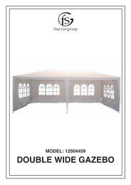 DOUBLE WIDE GAZEBO - Fourstari.com