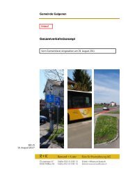 Verkehrskonzept 2011 [PDF, 31.0 MB] - Galgenen