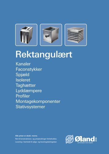 Gældene Rektangulært galv. prisliste fra okober 2012 - Øland Online