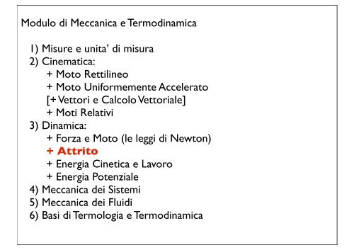 + Moto Rettilineo + Moto Uniformemente Acceler - Fisica