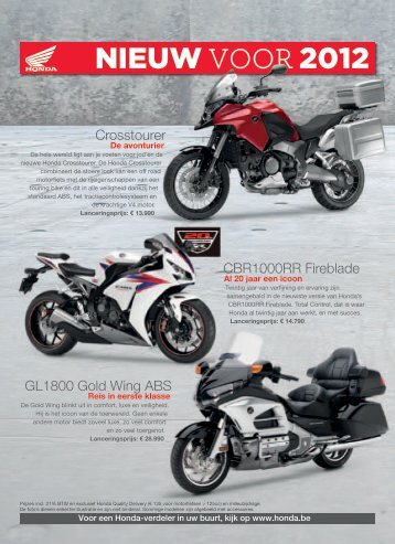 nieuw voor 2012 - Honda